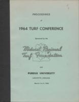 Proceedings of 1964 Turf Conference