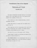 Newsletter. (1943 November)