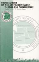 Proceedings of the 51st Northwest Turfgrass Conference