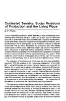 Contested terrains : social relations of production and the living place