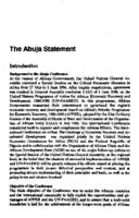 The Abuja Statement