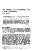 The political economy of the South African revolution