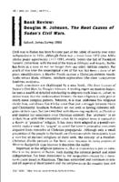 Book review : The root causes of Sudan's civil wars. By Douglas H. Johnson. Oxford: James Currey, 2003
