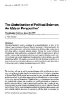 The globalisation of political science : an African perspective