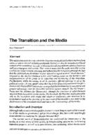 The transition and the media