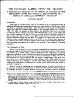 The conjugal family "open" or "closed" : a preliminary analysis of an aspect of changes in the prescribed norms for conjugal relationships of a sample of Ghanaian university students