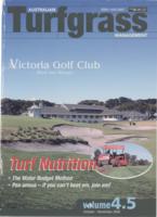 Australian turfgrass management. Vol. 4 no. 5 (2002 October/November)