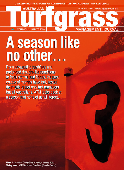Australian Turfgrass Management Journal. Vol. 22 no. 1 (2020 January/February)