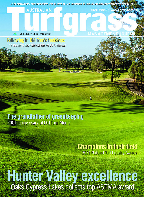 Australian turfgrass management journal. Vol. 23 no. 4 (2021 July/August)