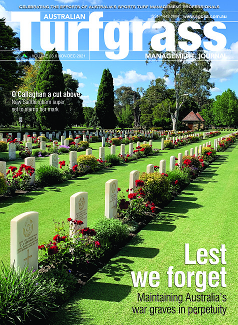 Australian turfgrass management journal. Vol. 23 no. 6 (2021 November/December)