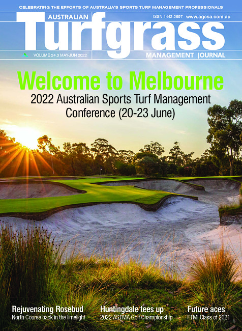 Australian turfgrass management journal. Vol. 24 no. 3 (2022 May/June)