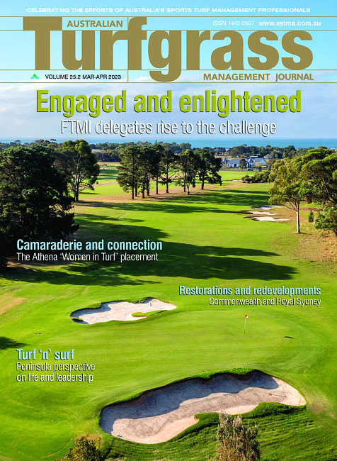 Australian turfgrass management journal. Vol. 25 no. 2 (2023 March/April)