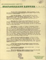 ASPA Business Management Committee's management letter. Vol. 7 (1982 August)