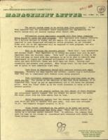 ASPA Business Management Committee's management letter. Vol. 2 (1982 March)