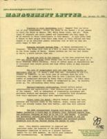 ASPA Business Management Committee's management letter. Vol. 18 (1983 July)