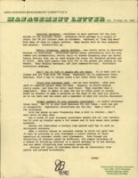 ASPA Business Management Committee's Management Letter. Vol. 17 (1983 June)