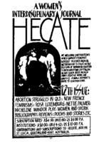 A women's interdisciplinary journal Hecate