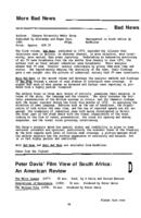 Peter Davis' film view of South Africa : an American review