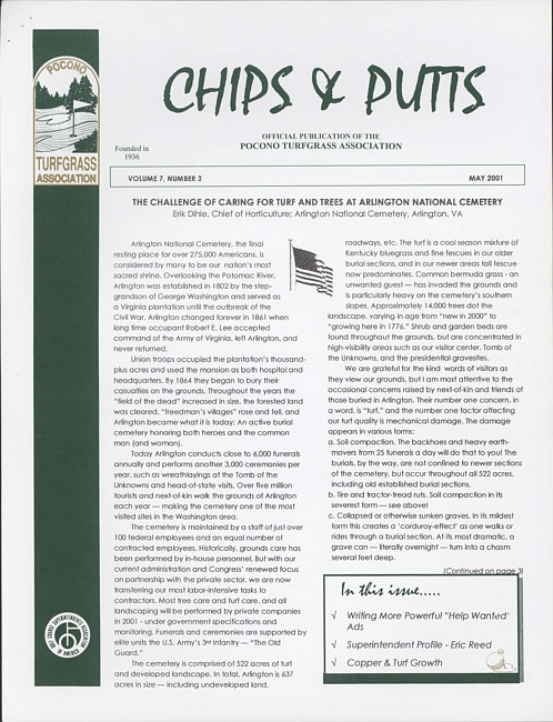 Chips & putts. Vol. 7 no. 3 (2001 May)