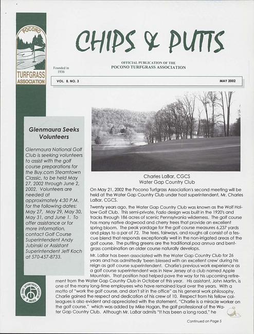 Chips & putts. Vol. 8 no. 3 (2002 May)