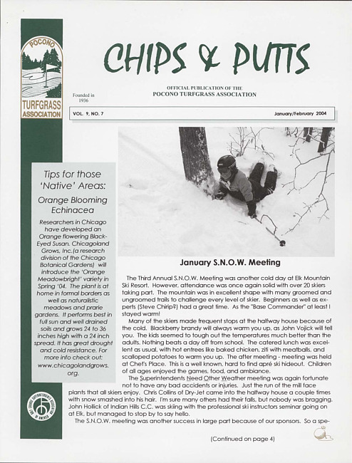 Chips & putts. Vol. 9 no. 7 (2004 January/February)