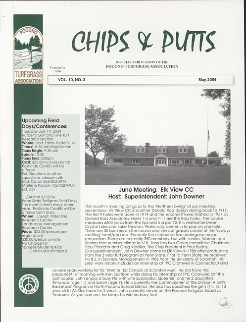 Chips & putts. Vol. 10 no. 3 (2004 May)