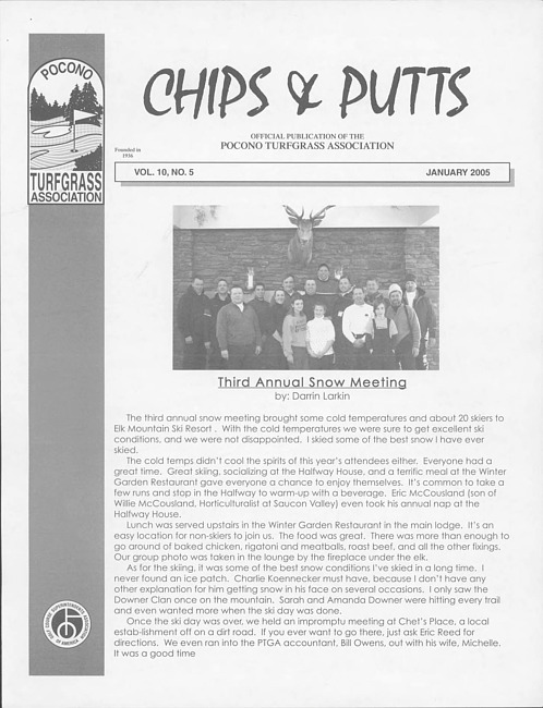 Chips & putts. Vol. 10 no. 5 (2005 January)