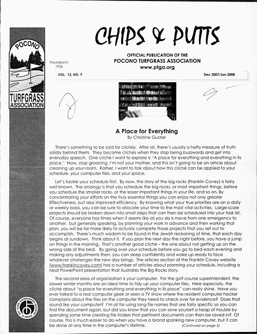 Chips & putts. Vol. 13 no. 9 (2007 December/2008 January)