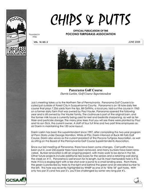 Chips & putts. Vol. 14 no. 2 (2008 June)
