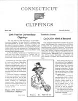 Connecticut Clippings. Vol. 19 no. 1 (1986 March)