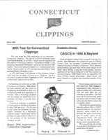 Connecticut clippings. Vol. 19 no. 1 (1986 March)