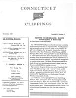 Connecticut clippings. Vol. 20 no. 4 (1987 November)