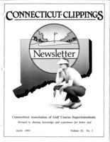 Connecticut clippings. Vol. 24 no. 1 (1991 April)