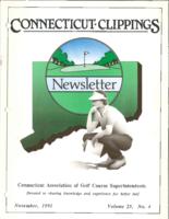 Connecticut clippings. Vol. 24 no. 4 (1991 November)