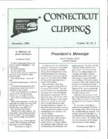 Connecticut Clippings. Vol. 25 no. 5 (1992 December)