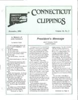 Connecticut clippings. Vol. 25 no. 5 (1992 December)