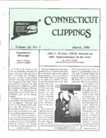 Connecticut clippings. Vol. 27 no. 1 (1994 March)