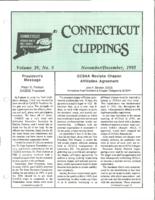 Connecticut clippings. Vol. 28 no. 5 (1995 November/December)