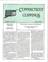 Connecticut clippings. Vol. 29 no. 3 (1996 July)