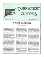 Connecticut clippings. Vol. 30 no. 5 (1997 December)
