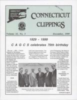 Connecticut Clippings. Vol. 33 no. 5 (1999 December)