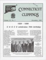 Connecticut clippings. Vol. 33 no. 5 (1999 December)