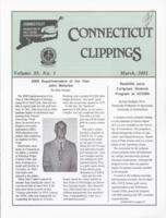Connecticut clippings. Vol. 35 no. 1 (2001 March)