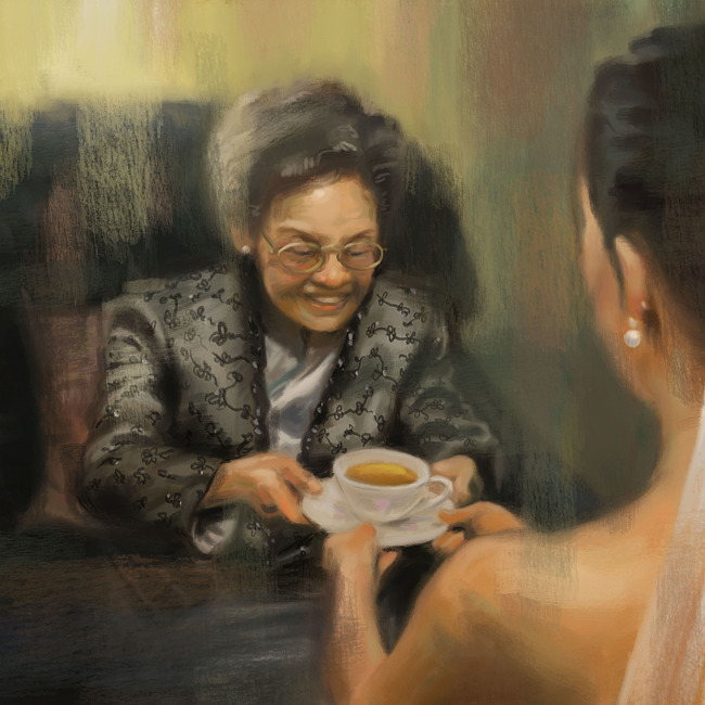 Self-Portrait, Tribute Tea