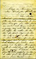 Augustus Holmes Letter : February 6 1863