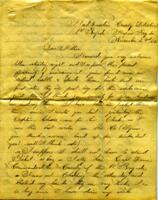 Augustus Holmes Letter : November 2 1863