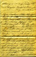 Augustus Holmes Letter : May 13 1864