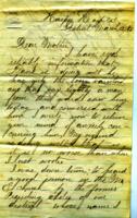 Augustus Holmes Letter : March 12 1865