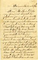 Alvah Marsh Letter : March 20, 1863