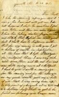 Arnold Letter : November, 28, 1863